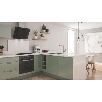 GROHE 31576SD1 - Fregadero de cocina K700U 595 × 450 mm de acero inoxidable