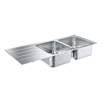 GROHE 31588SD1 - Fregadero K500 1160 × 500 mm acero inoxidable