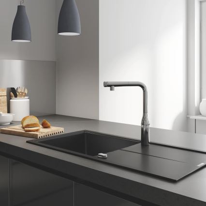GROHE 31615000 - Grifo para fregadero ESSENCE SMARTCONTROL 366 mm, acabado cromado brillante