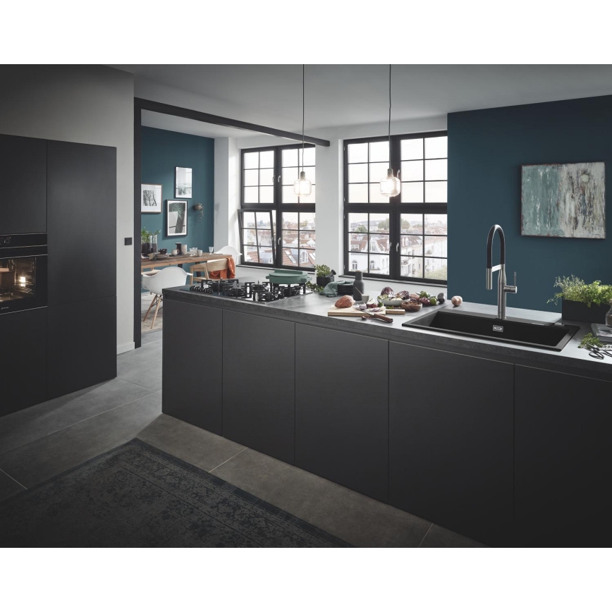 GROHE 31652AP0 - Fregadero de composite K700 780 × 510 mm negro