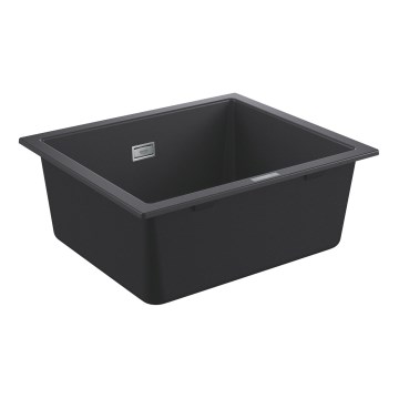 GROHE 31654AP0 - Fregadero de material compuesto K700U 533 × 457 mm negro