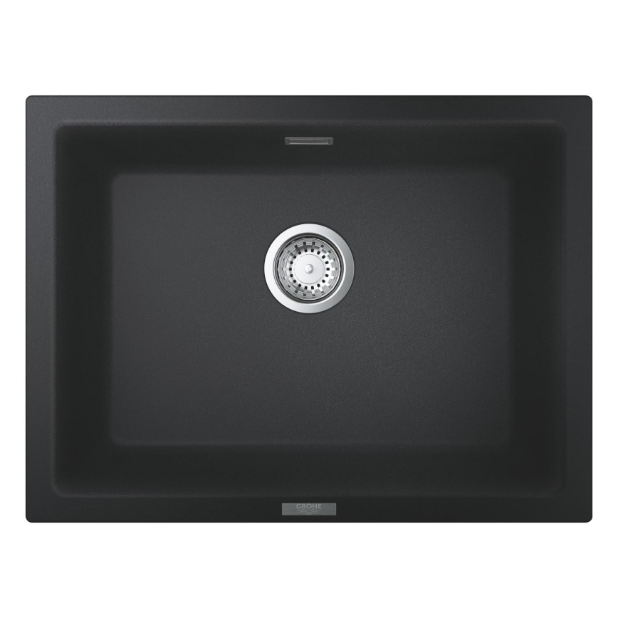 GROHE 31655AP0 - Fregadero de composite K700U 610 × 460 mm, negro
