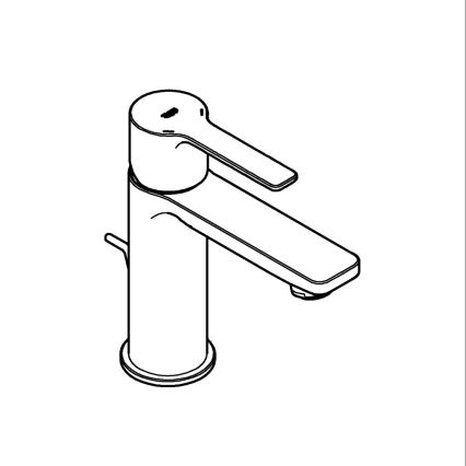 GROHE 32109GL1 - Grifo de lavabo LINEARE dorado