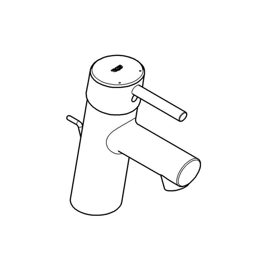 GROHE 32204001 - Grifo de lavabo CONCETTO DN 15 cromo brillante