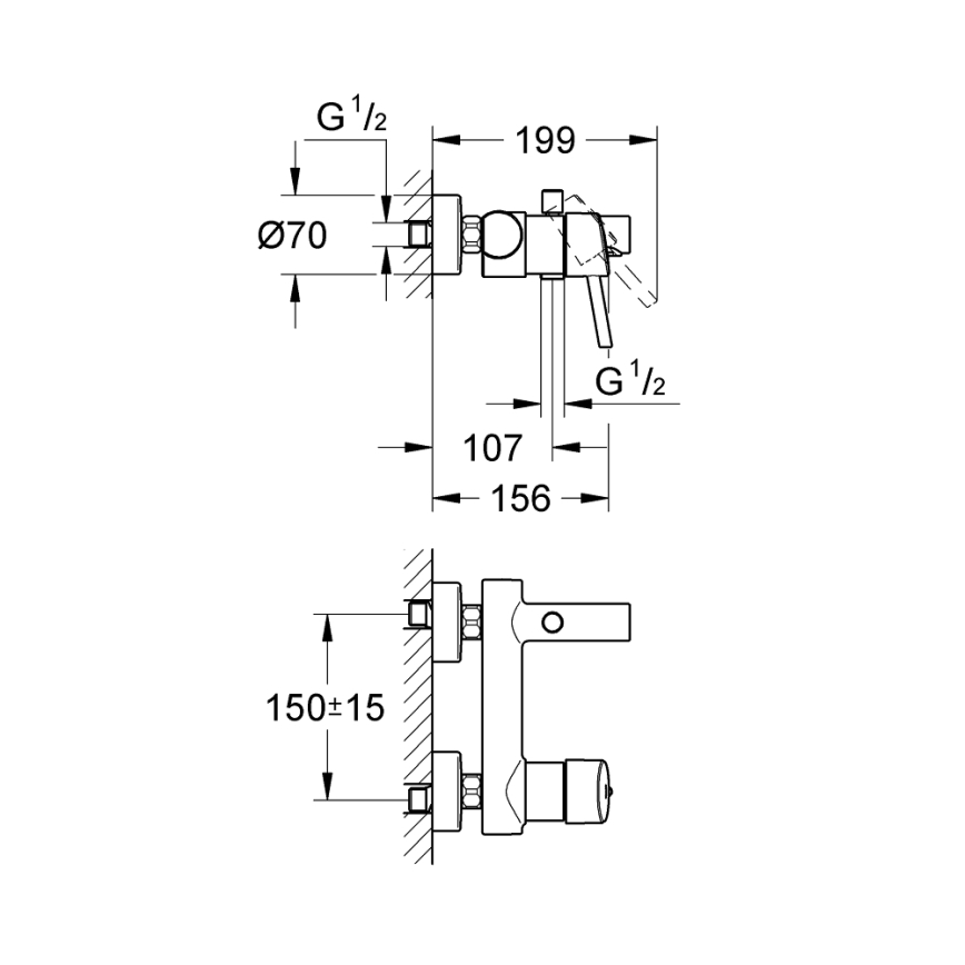 GROHE 32211001 - Grifo de bañera CONCETTO DN 15 cromo brillante