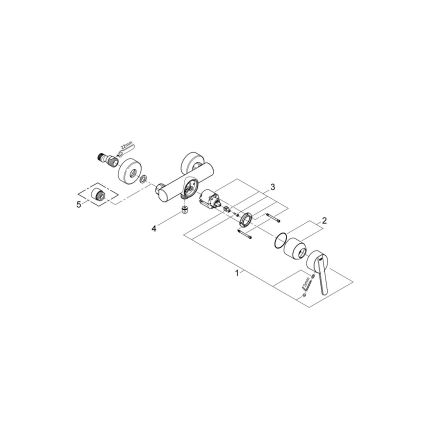 GROHE 32270000 - Mezclador de ducha FEEL DN 15 cromo brillante