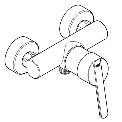 GROHE 32270000 - Mezclador de ducha FEEL DN 15 cromo brillante