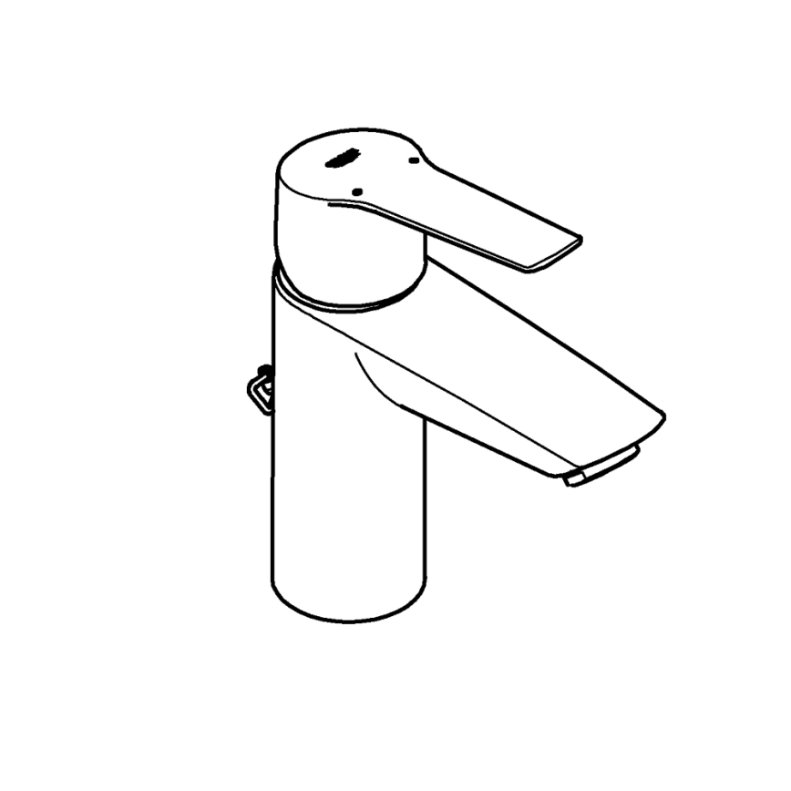GROHE 32277002 - Grifo de lavabo START, tamaño S, acabado cromado brillante