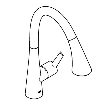 GROHE 32294DC2 - Grifo para fregadero ZEDRA de acero inoxidable