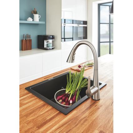 GROHE 32294DC2 - Grifo para fregadero ZEDRA de acero inoxidable