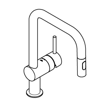 GROHE 32322002 - Grifo para fregadero A, cromo brillante