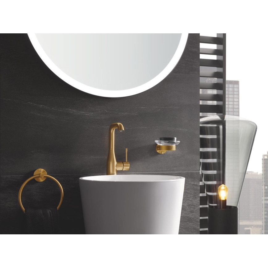 GROHE 32628GN1 - Grifo de lavabo ESSENCE tamaño L, acabado en oro
