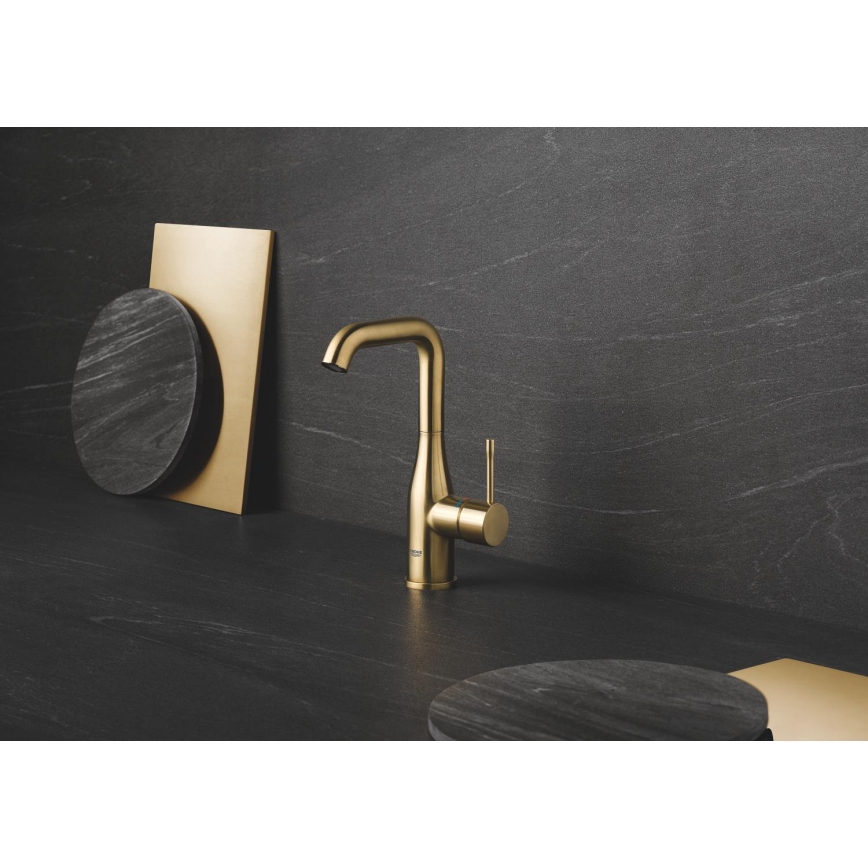 GROHE 32628GN1 - Grifo de lavabo ESSENCE tamaño L, acabado en oro