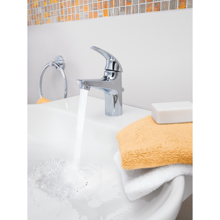 GROHE 32805000 - Grifo de lavabo BAUCURVE DN 15 cromo brillante