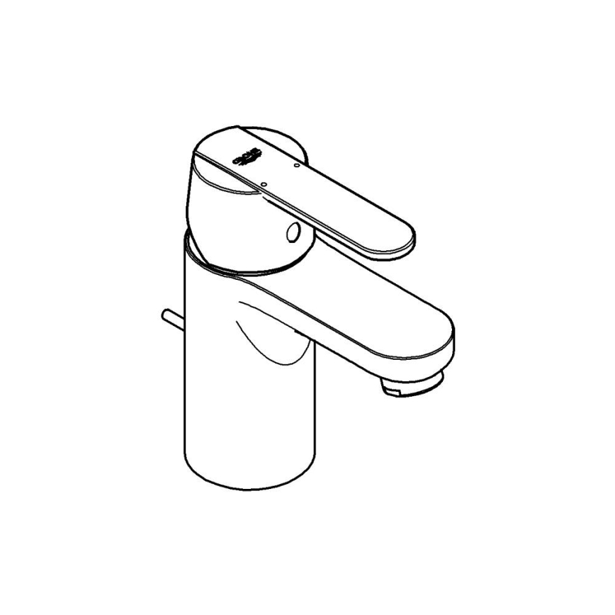 GROHE 32883000 - Grifo de lavabo GET tamaño S cromo brillante