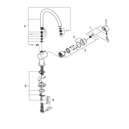 GROHE 32917KS0 - Grifo de fregadero A DN 15 negro