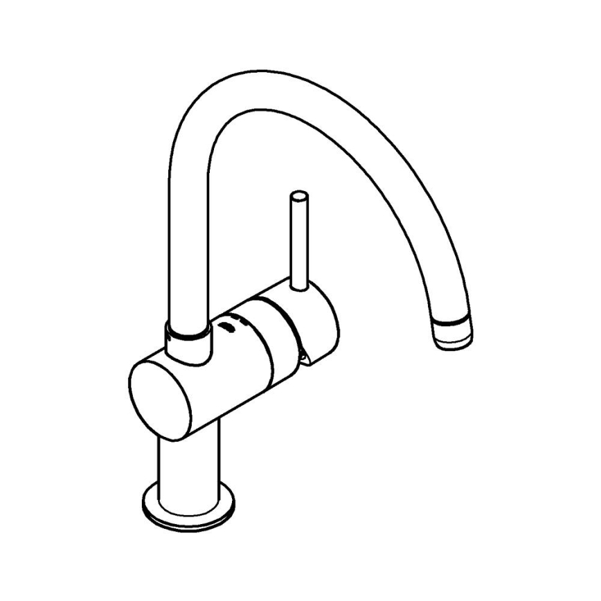 GROHE 32917KS0 - Grifo de fregadero A DN 15 negro