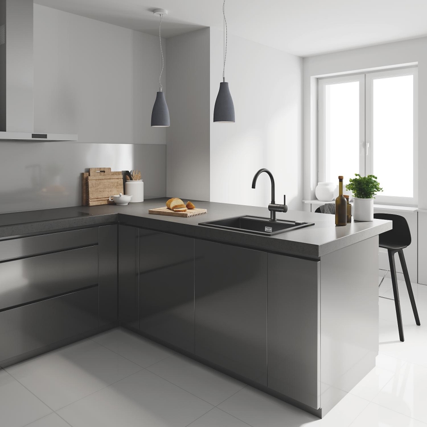 GROHE 32917KS0 - Grifo de fregadero A DN 15 negro