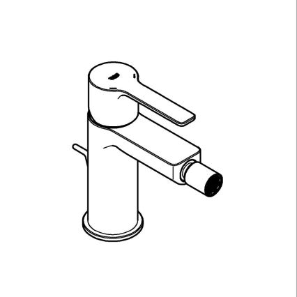 GROHE 33848001 - Grifo para bidé LINEARE DN 15 cromo brillante