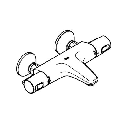 GROHE 34227002 - Grifo termostático para bañera PRECISION TREND DN 15 cromo pulido