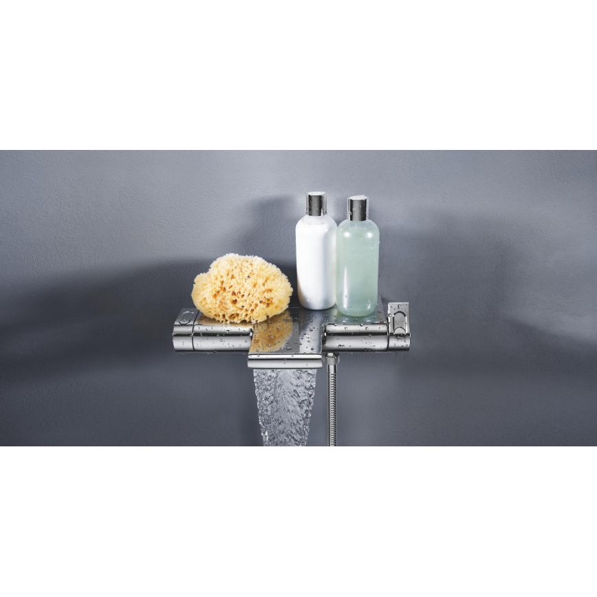 GROHE 34464001 - Grifo termostático de bañera GROHTHERM 2000 DN 15, cromo brillante