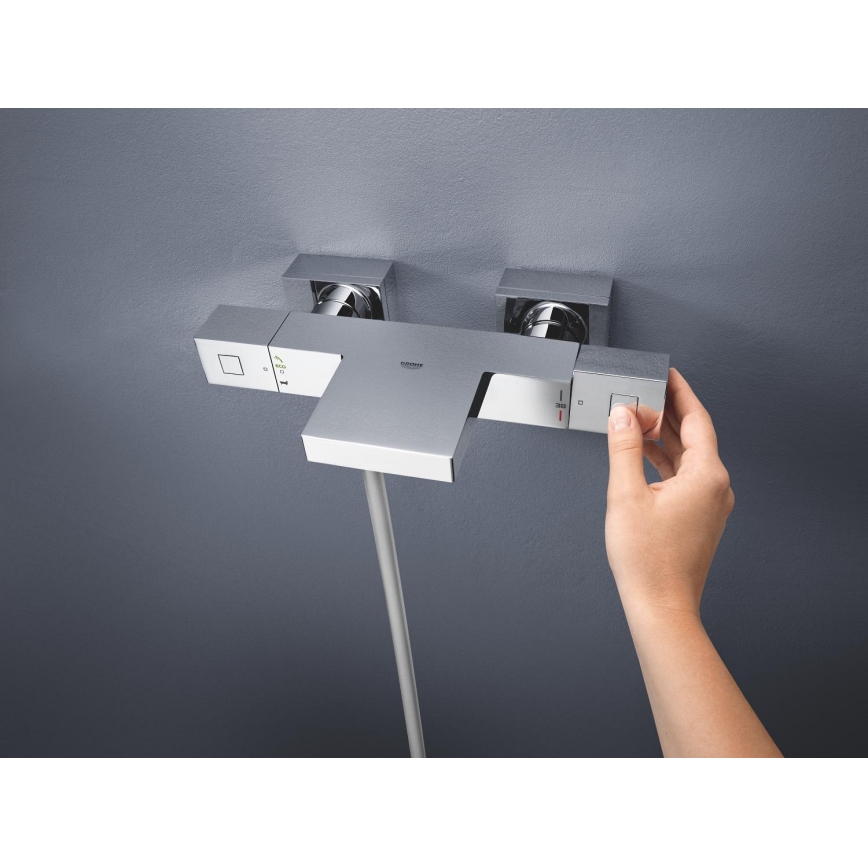 GROHE 34497000 - Mezclador termostático para bañera GROHTHERM CUBE DN 15 cromo brillante