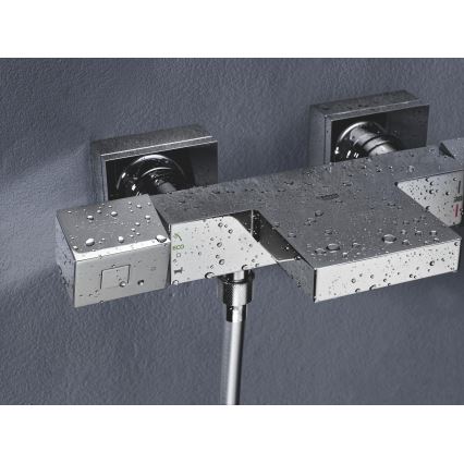 GROHE 34497000 - Mezclador termostático para bañera GROHTHERM CUBE DN 15 cromo brillante
