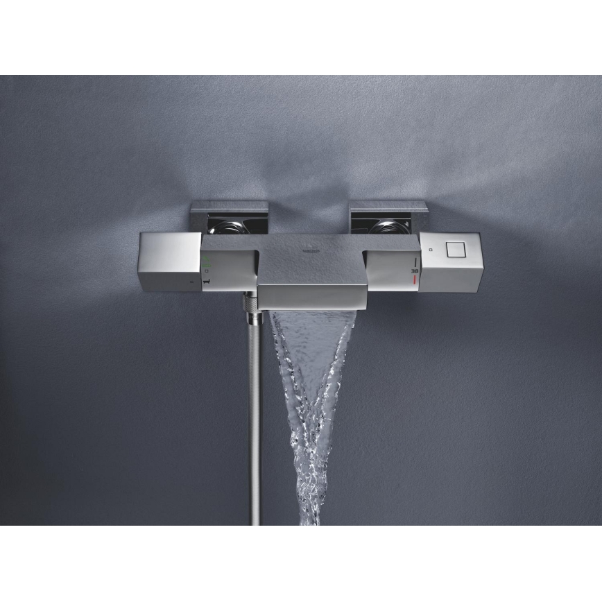 GROHE 34497000 - Mezclador termostático para bañera GROHTHERM CUBE DN 15 cromo brillante