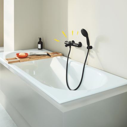 GROHE 345982430 - Grifo termostático para bañera PRECISION START 168 mm negro