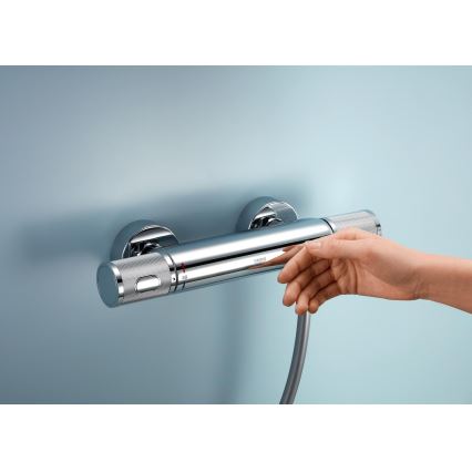 GROHE 34791001 - Conjunto de ducha termostático PRECISION FEEL de 600 mm, cromado