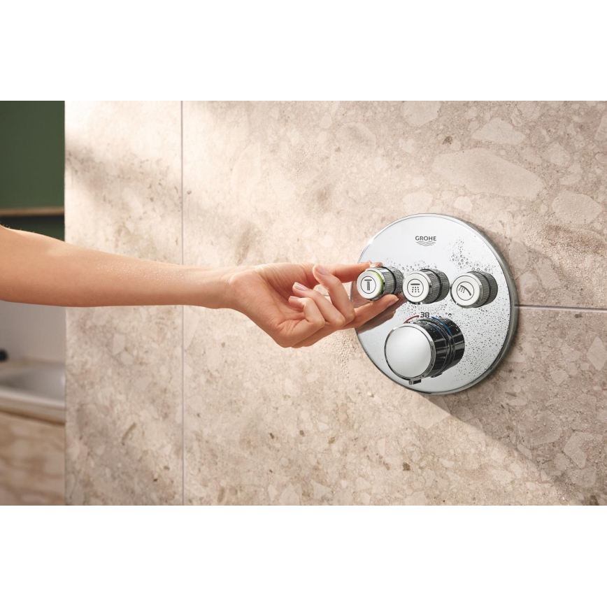 GROHE 34874000 - Sistema de ducha PRECISION SMARTCONTROL 310 mm cromo brillante