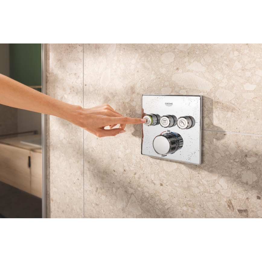 GROHE 34875000 - Sistema de ducha PRECISION SMARTCONTROL 310 mm, cromo brillante