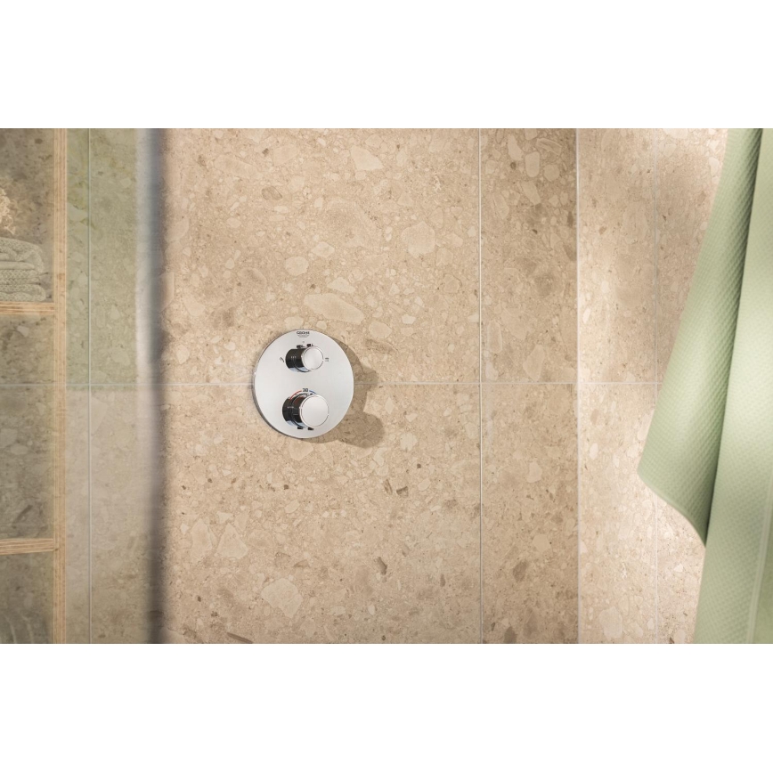 GROHE 34880000 - Juego de ducha con mezclador empotrado GROHTHERM SMARTCONTROL cromado brillante