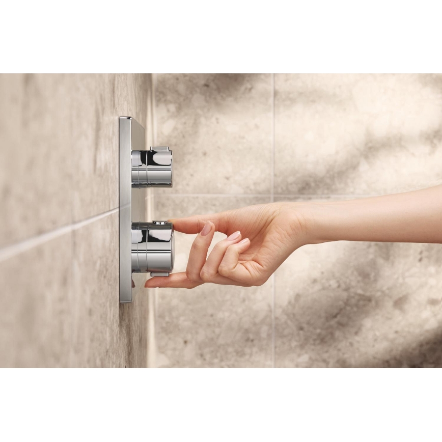 GROHE 348822430 - Juego de ducha PRECISION 250 × 250 mm negro