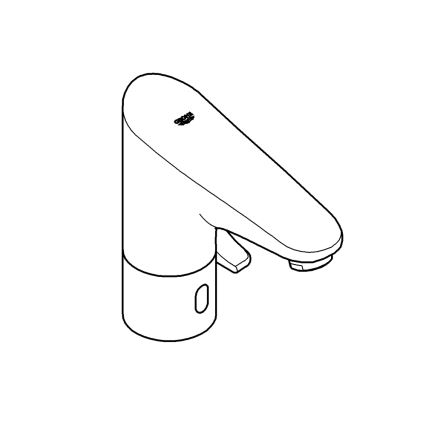 GROHE 36207001 - Grifo electrónico para lavabo EUROPLUS E DN 15 cromo brillante
