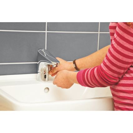 GROHE 36207001 - Grifo electrónico para lavabo EUROPLUS E DN 15 cromo brillante