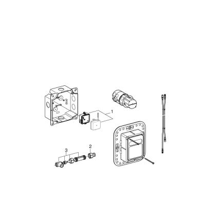 GROHE 36264001 - Sistema empotrado ESSENSE E, acabado cromado brillante