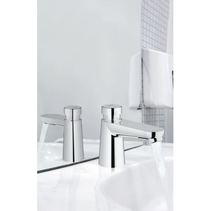GROHE 36265000-Válvula vertical de cierre automático EUROECO COSMOPOLITAN T DN 15, cromada