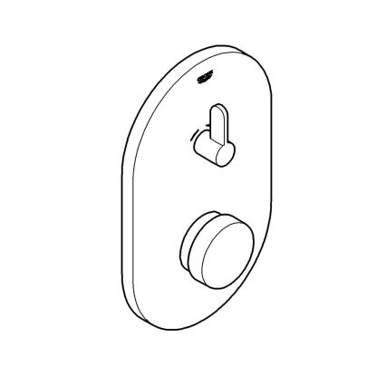 GROHE 36321000 - Grifo de ducha temporizado EUROSMART COSMOPOLITAN T cromado