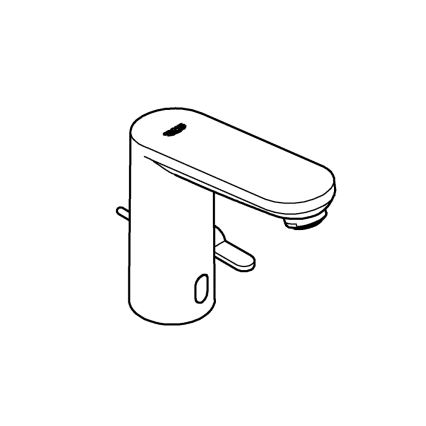 GROHE 36331001 - Grifo monomando para lavabo EUROECO 1 14” cromado brillante