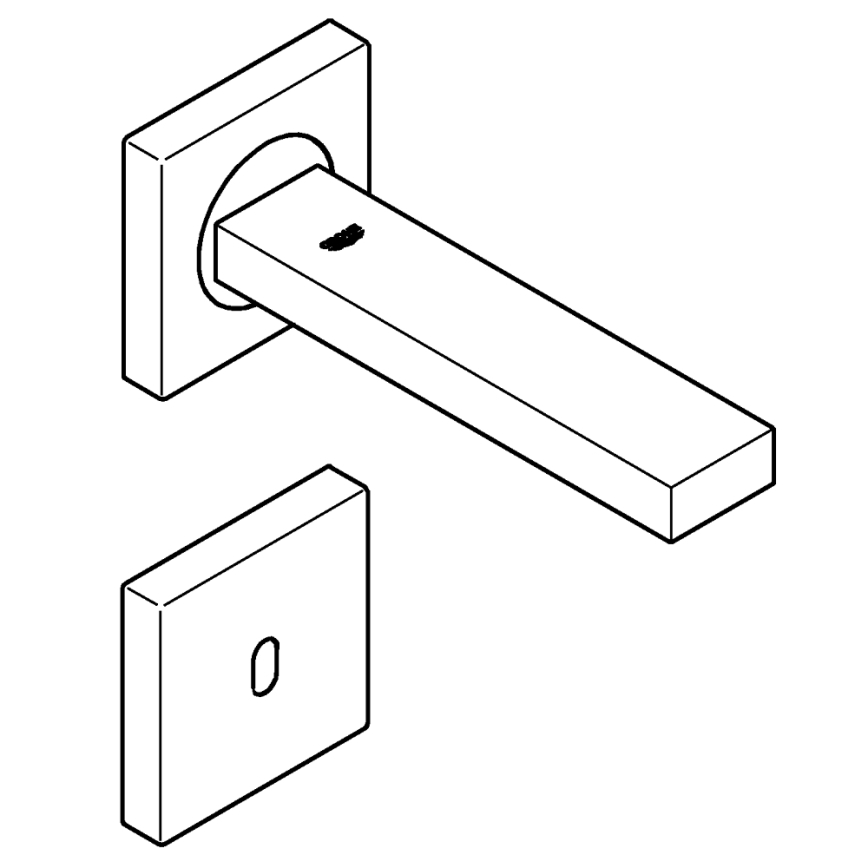 GROHE 36442000 - Grifo electrónico por infrarrojos EUROCUBE E, cromo pulido