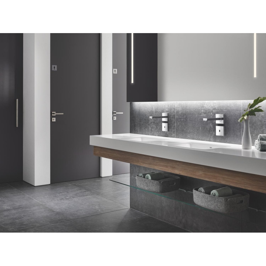 GROHE 36442000 - Grifo electrónico por infrarrojos EUROCUBE E, cromo pulido