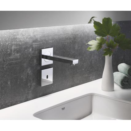 GROHE 36442000 - Grifo electrónico por infrarrojos EUROCUBE E, cromo pulido