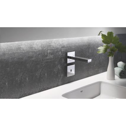 GROHE 36442000 - Grifo electrónico por infrarrojos EUROCUBE E, cromo pulido