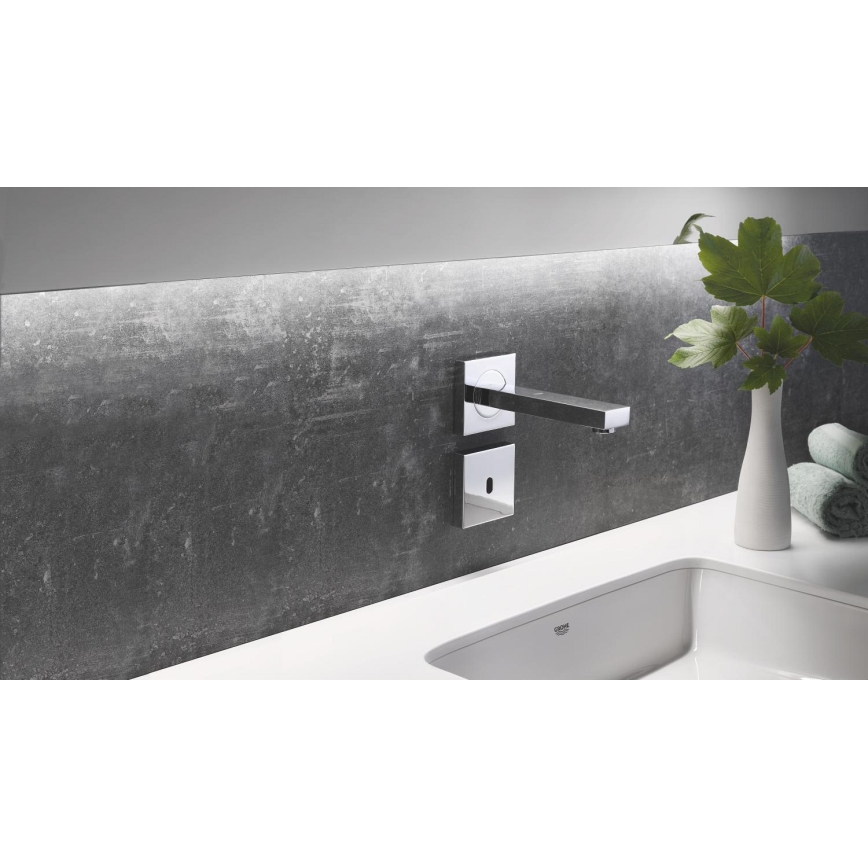 GROHE 36442000 - Grifo electrónico por infrarrojos EUROCUBE E, cromo pulido
