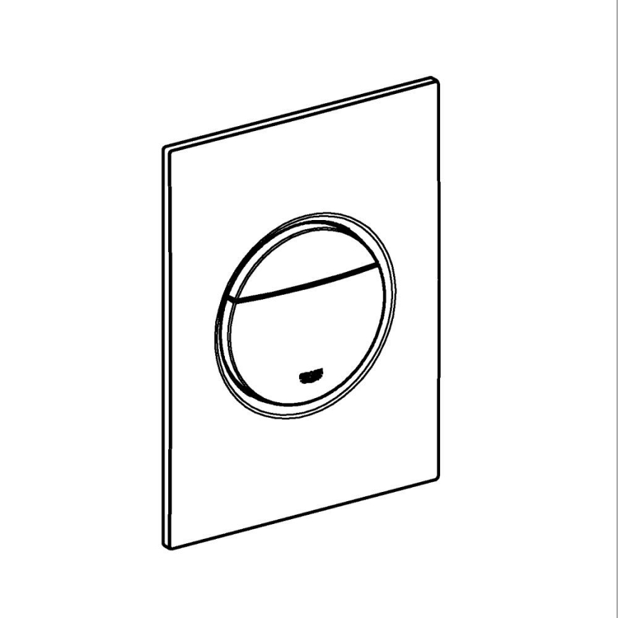 GROHE 37601AL0 - Botón de descarga NOVA COSMOPOLITAN S 130 × 172 mm grafito