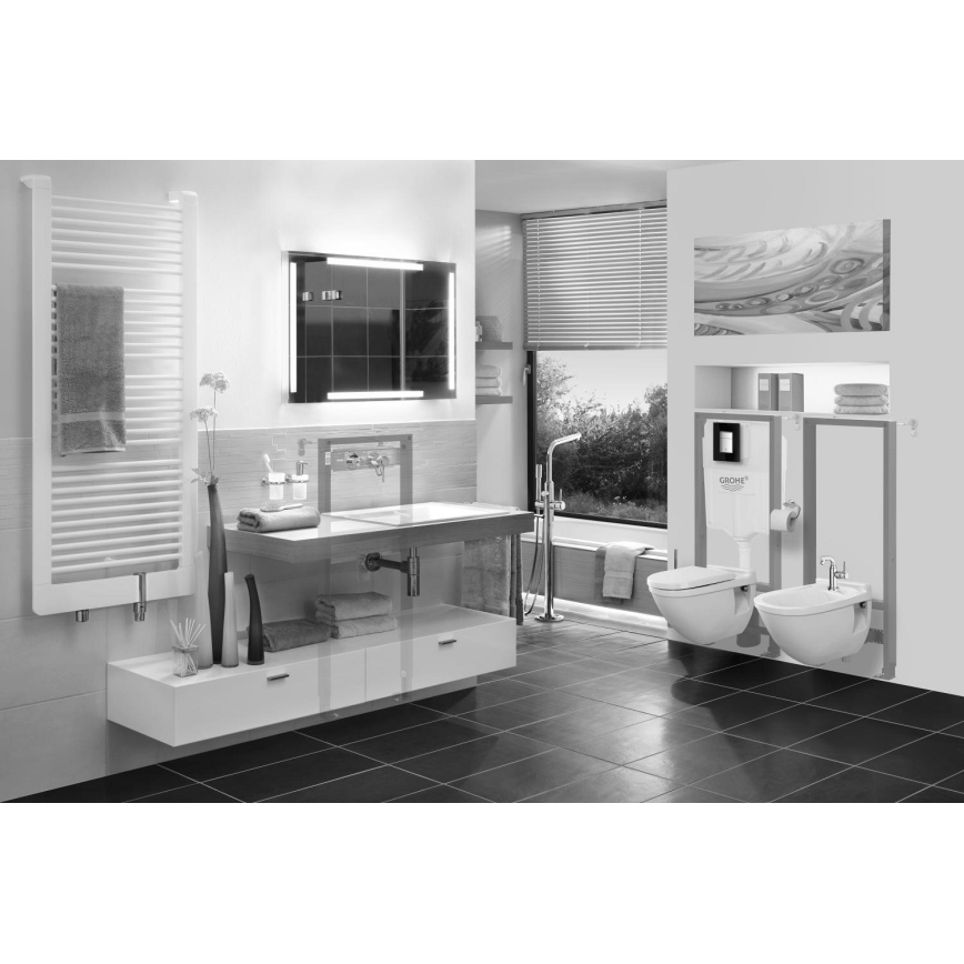 GROHE 38553001 - Módulo para bidé RAPID SL 1,13 m blanco