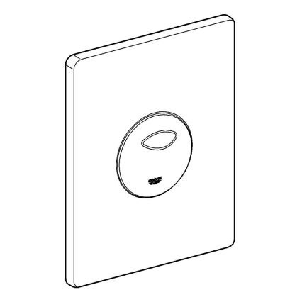 GROHE 38862000 - Pulsador de descarga SKATE 156 × 197 mm cromo brillante