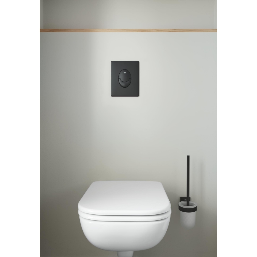 GROHE 389642430 - Pulsador de descarga START 156 × 197 mm negro