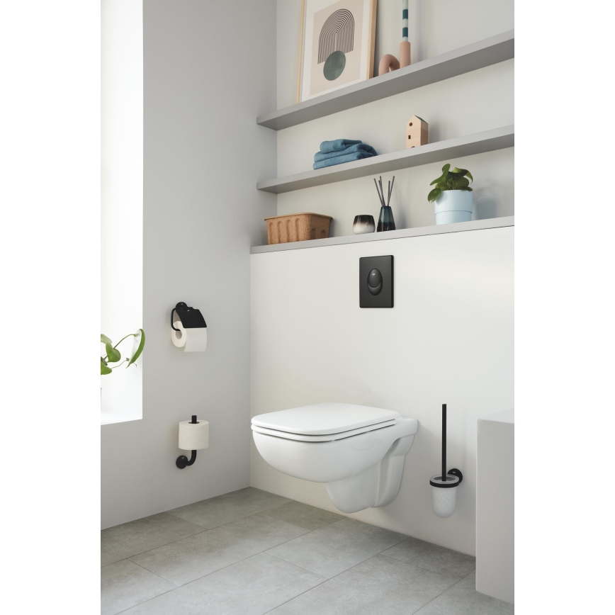 GROHE 389642430 - Pulsador de descarga START 156 × 197 mm negro